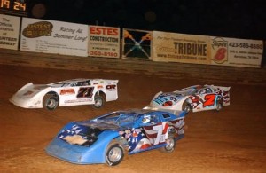 (7-22-11) Pierce McCarter No. 71 - Jerry Broyles No. 72 - Dale Ball No. 2 - Crate Late Model