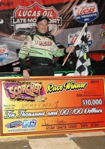 (8-25-11) Jimmy Owens - $10,000 Scorcher - Winner