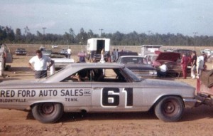 Mark Hurley of Jonesborough, TN in 1963 wheeled the No. 61 Ford Galaxy 500 in NASCAR Grand National Series races.
