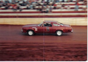 Mark Petit of Sevierville, Tenn., wheels the No. 5 Chevy Malibu.